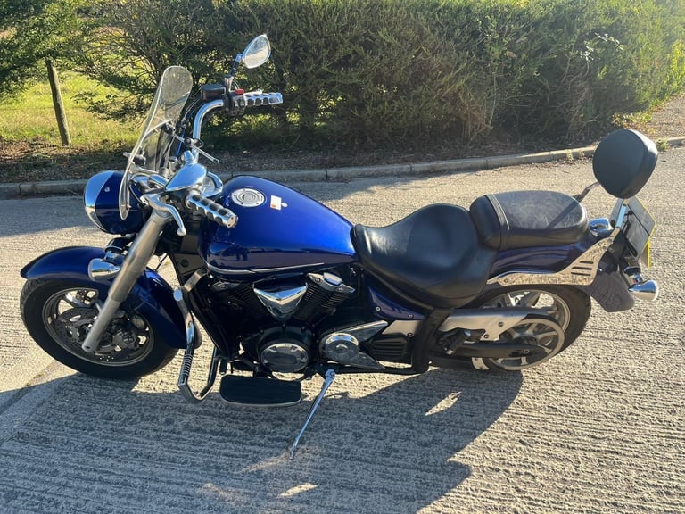 2013 13 YAMAHA XVS 1300 MIDNIGHT STAR CUSTOM CRUISER TOURER XVS1300 - 12k MILES
