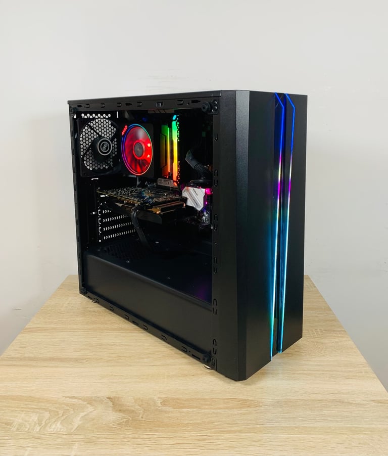 Ryzen 5 256GB SSD + 1000GB 16GB Ram UltraFast Gaming Pc Desktop Computer Radeon RX 8GB