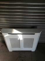 Painted MDF radiator cover. 