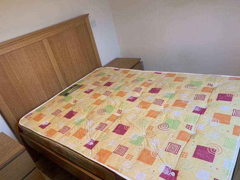 image for Oak double bed
