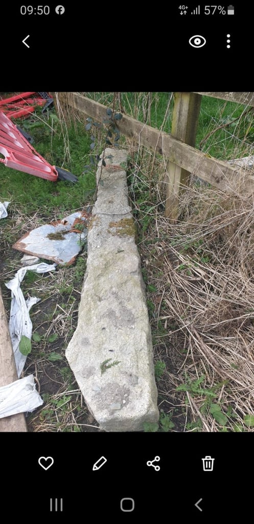 Craigavon chimney pots bangor slate stone wall Cast iron antique recla