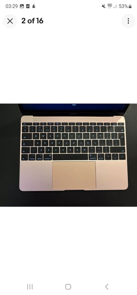 Apple MacBook Air 13.3-inch. Rose gold color 