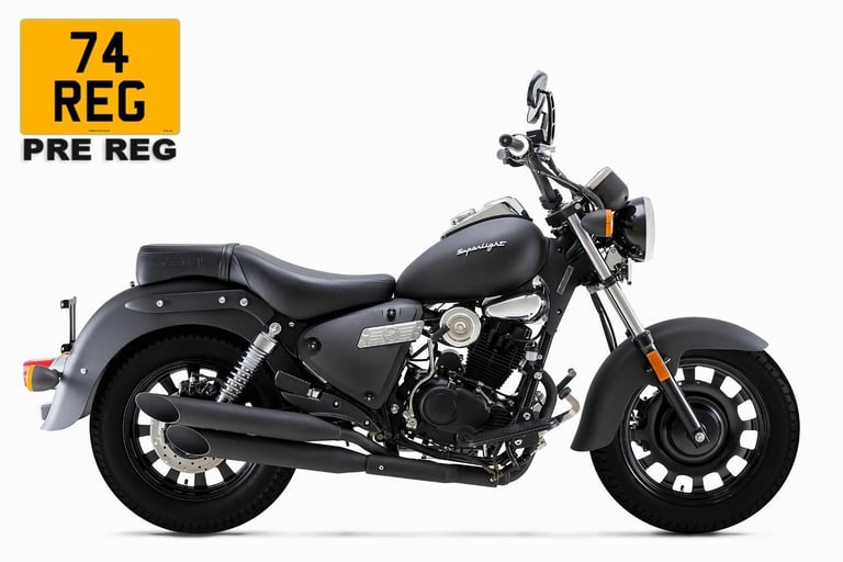 Keeway Superlight 125cc LTD Custom Cruiser Chopper Motorcycle 74 Plate Pre Re...