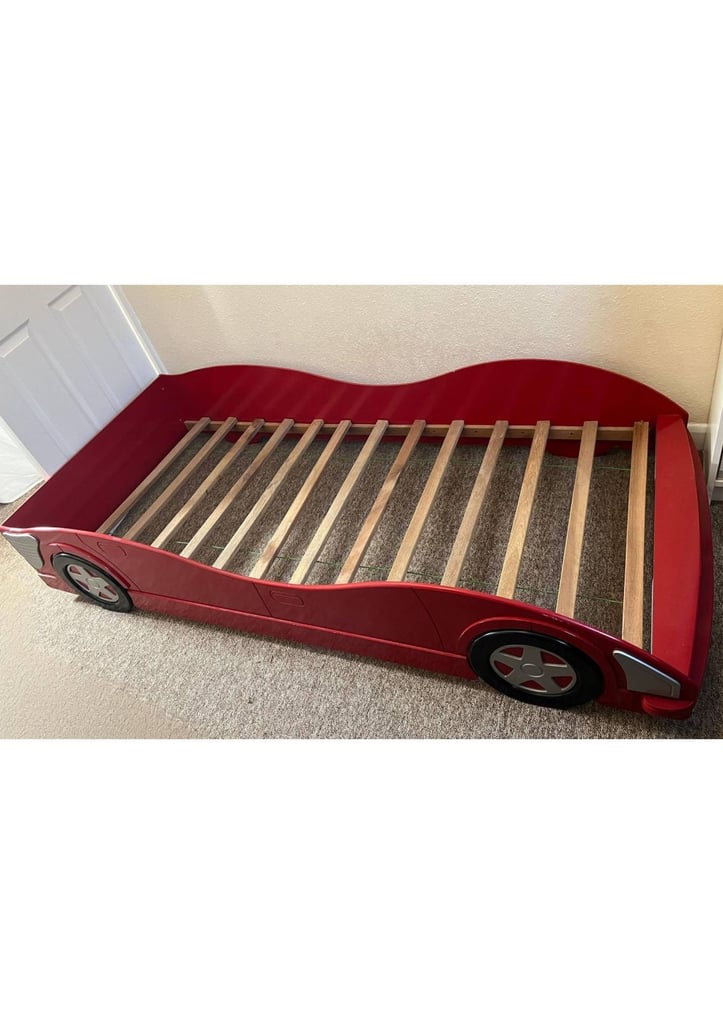 image for Red racing car bed