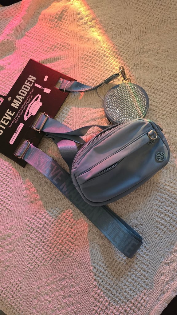 Steve Madden™️ Belt bag interchangeable strap and wristlet with pouches