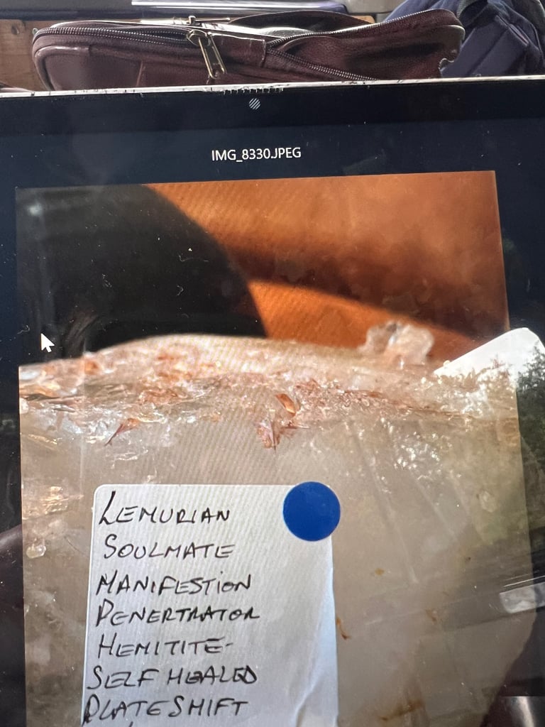 Open to Offer/POWERFFUL 5KG QUARTZ CRYSTAL - LEMURIAN, MANIFESTATION AND MORE…