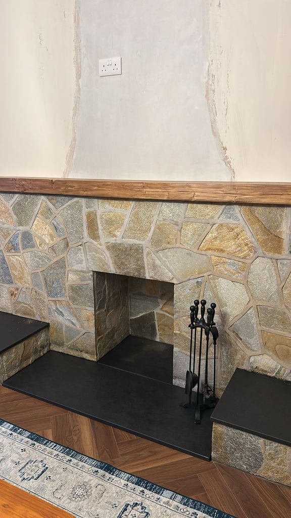 Wooden Mantels Fireplace Beam Shelving 