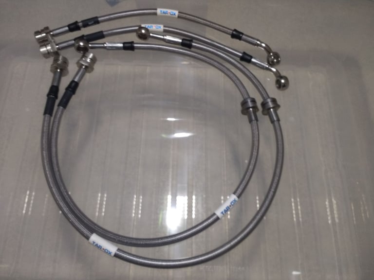 TAROX UPRATED BRAKE HOSES (FULL SET) AUDI SEAT VOLKSWAGEN TUNING PARTS SPARES