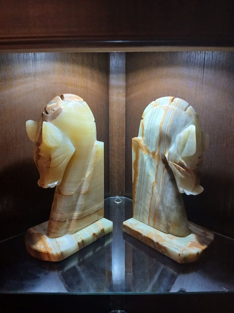 image for Beutifull onyx bookends