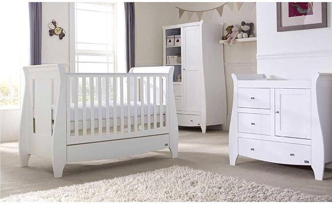 Nursery Set - Cot bed / Wardrobe / Changing Table Cabinet