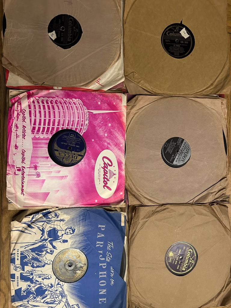 78RPM Records LP Job Lot Bundle 49 RECORDS IN TOTAL. Inc You'll Never walk Alone