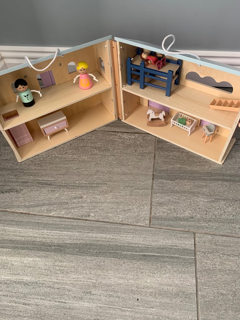 Wooden dolls house