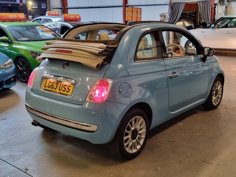 2013 Fiat 500 0.9 LOUNGE Convertible Petrol Manual