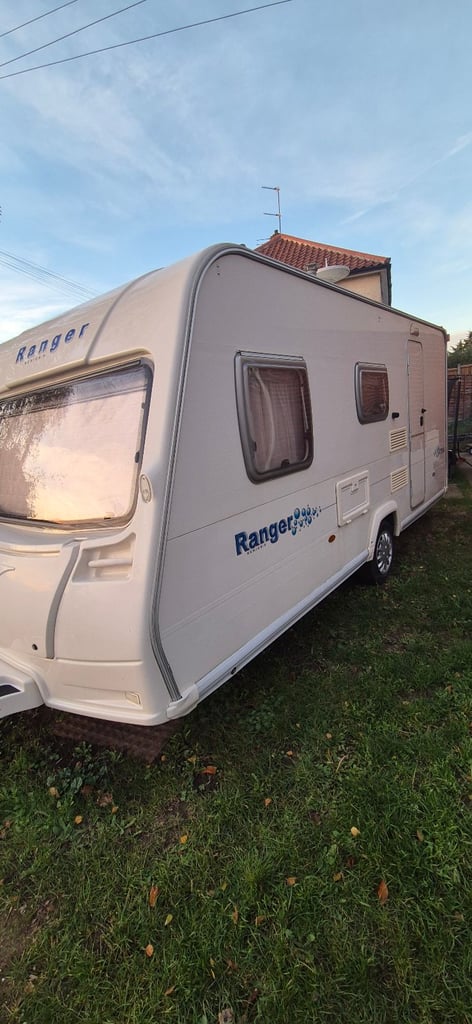 4 berth caravan with awning 