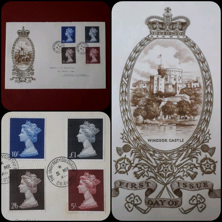 image for 1969 March 5th Windsor Castle FIRST DAY OF ISSUE stamp cover