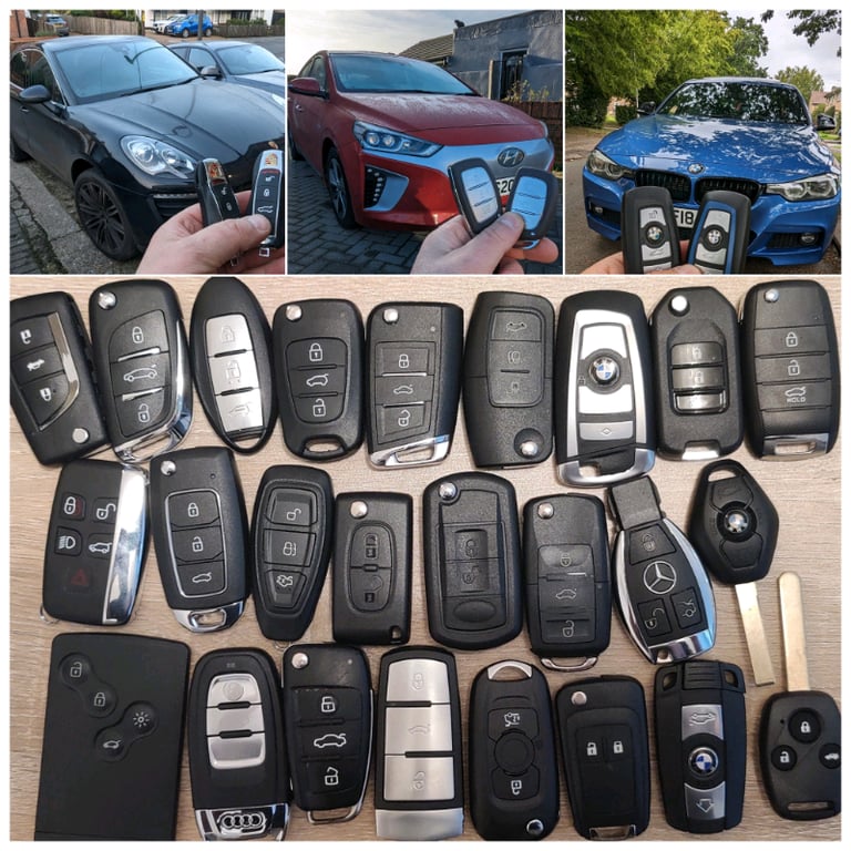 Car key replacement. Bmw Audi VW MB Lan Rover Ford Hyundai Porsche Kia