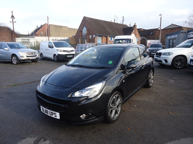 2018 Vauxhall Corsa 1.4T [150] Black Edition 3dr HATCHBACK Petrol Manual