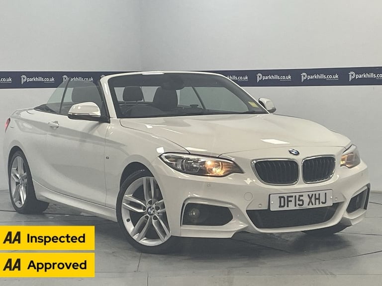 image for 2015 BMW 2 Series 2.0 220d M Sport Convertible 2dr Diesel Auto Euro 6 (s/s) (190 ps) - AA INS Con...