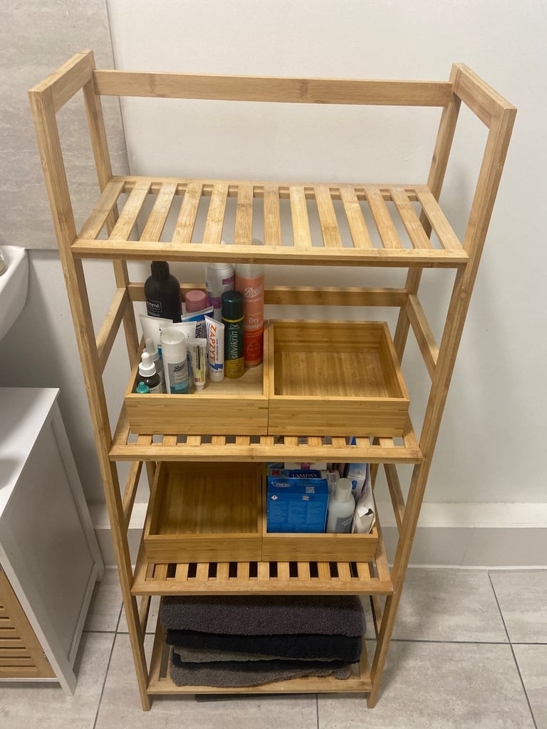 Bamboo Shelving Unit