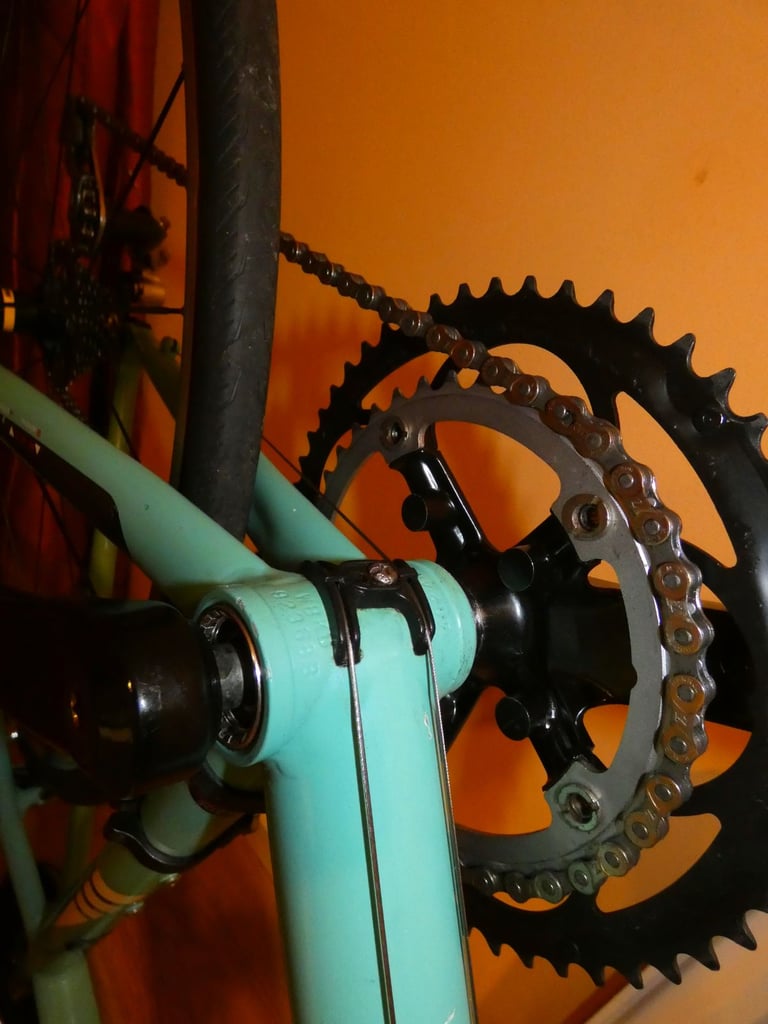 Bianchi road bike.