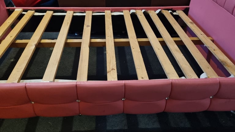 Pink bed frame 