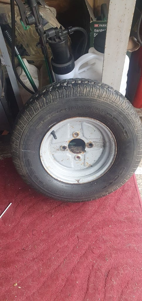 image for Trailer wheel and tyre