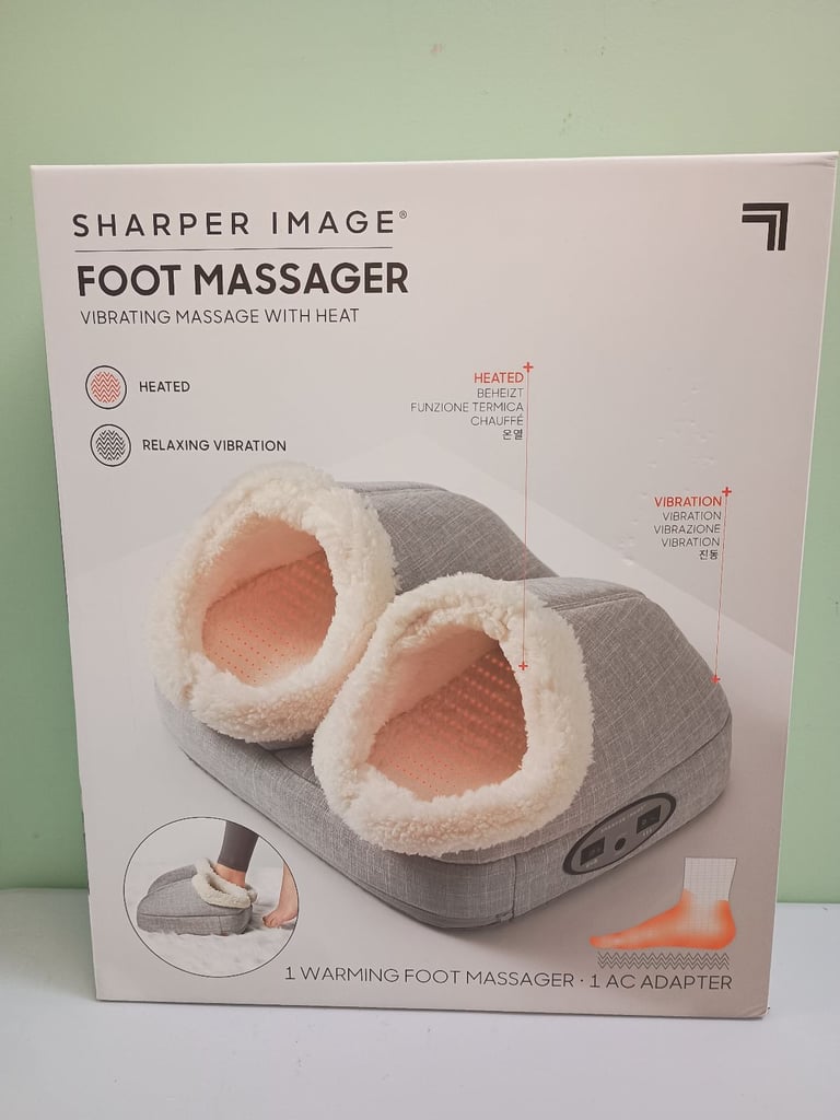 image for Sharper Image Foot Massager: Vibrating Massage with Heat
