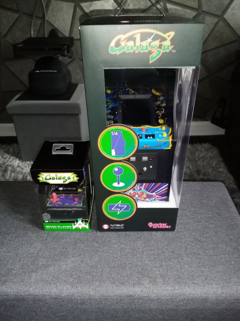 Galaga Quarter 1/4 Size Arcade