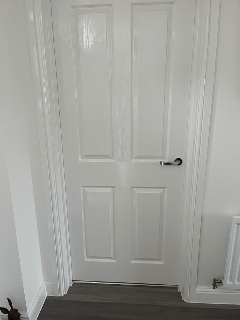 White internal doors 