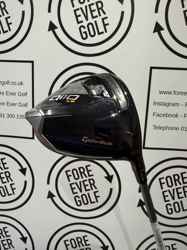 TAYLORMADE Qi10 LS DRIVER / 9 Degree / RH / 50g Stiff Flex / V.GOOD USED