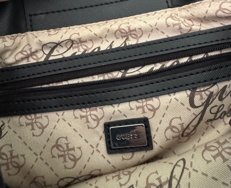 Large Guess Black Bag