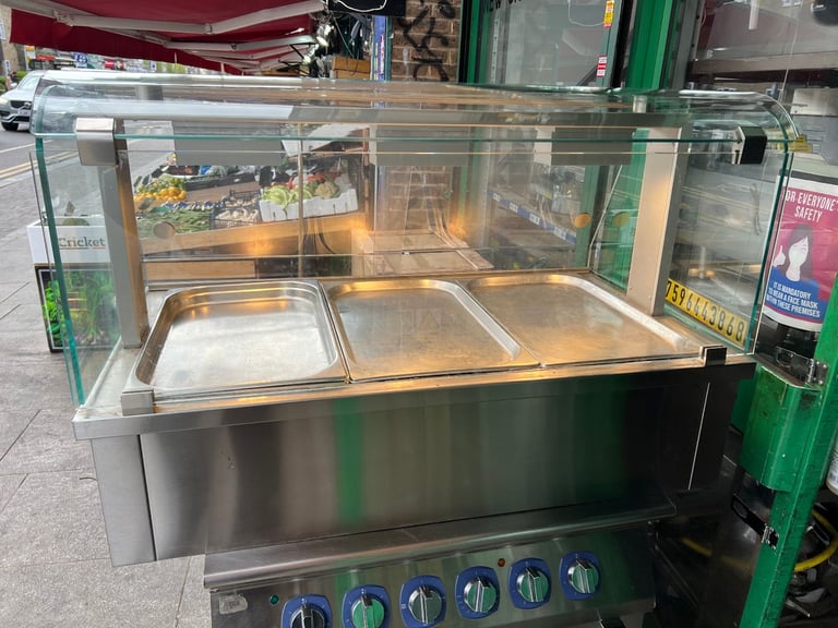 HOT FOOD DISPLAY CAFE KEBAB CHICKEN SHOP CATERING COMMERCIAL KITCHEN  SHOP 