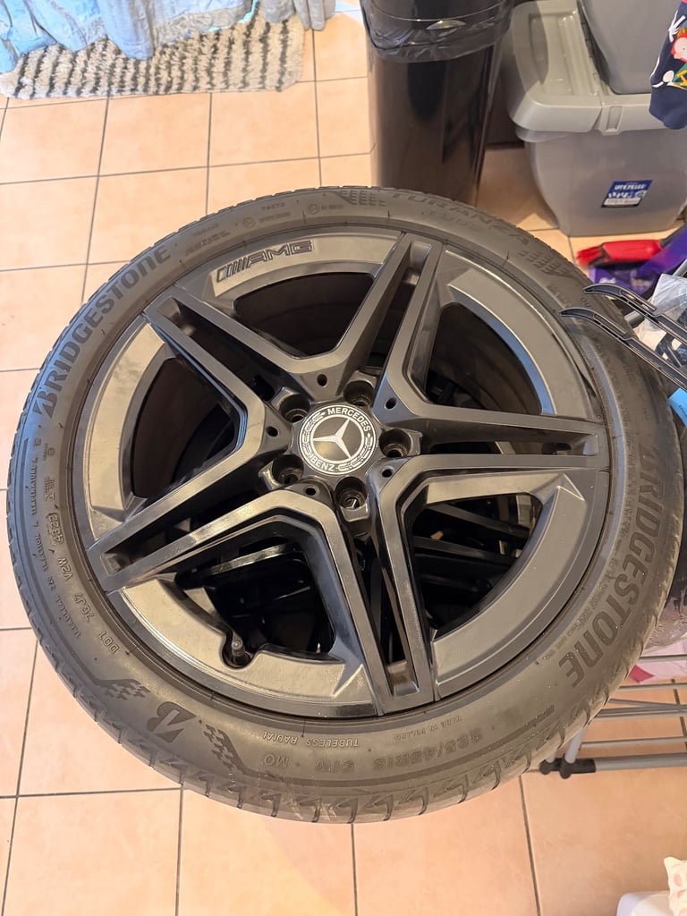 image for X4 Mercedes 18” alloy wheel and tyres 