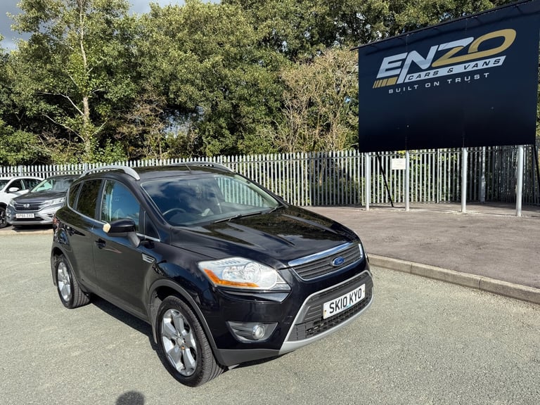 2010 10 REG FORD KUGA ZETEC TDCI 136 DIESEL SUV BLACK MANUAL