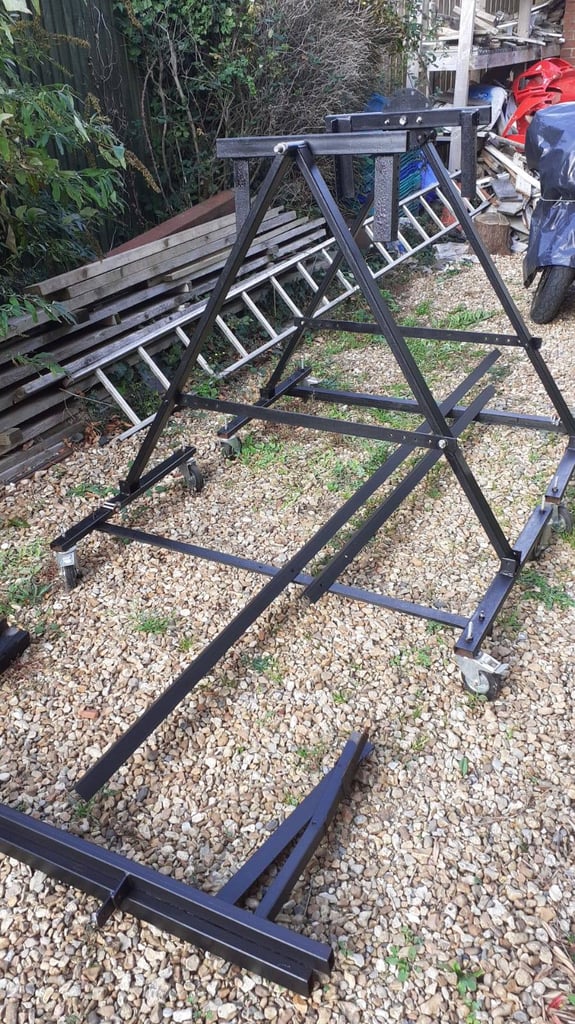 Car Rotisserie Rollover Jig