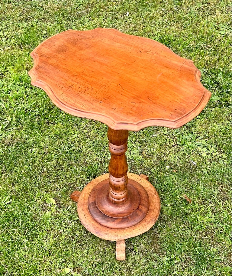 Victorian mahogany antique side table vintage wooden arts and crafts hall desk industrial occasional