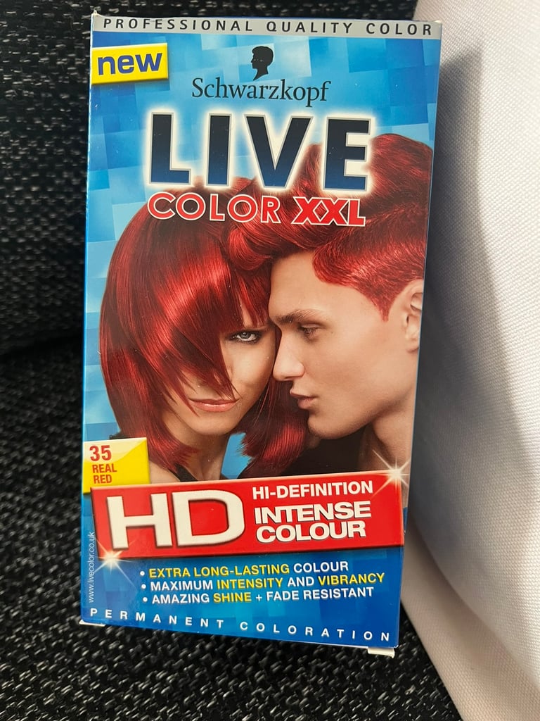 Number 35 real red hair dye £3.00each