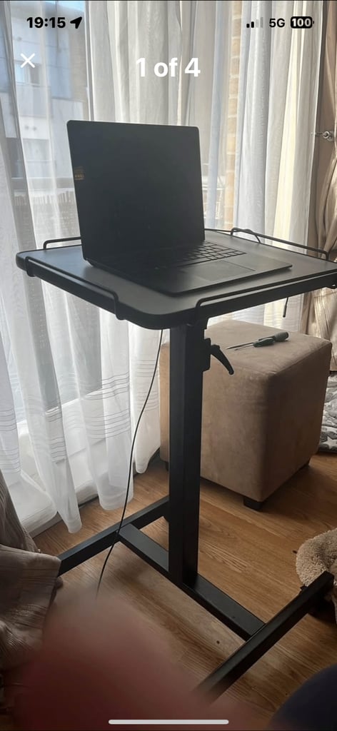 image for Laptop small adjustable desk 