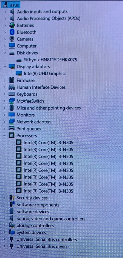 Asus i3 12thGen OLED UltraFast Slimline FHD Laptop, 8GB 256GB SSD, Ms office
