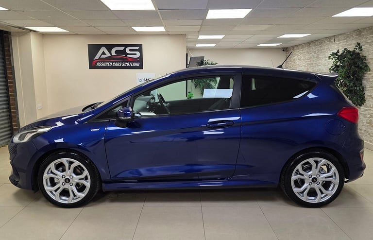 FORD FIESTA 1.0 T EcoBoost ST-Line Blue Manual Petrol WARRANTY 12 MONTHS MOT