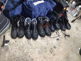 5 pair working boots size 9