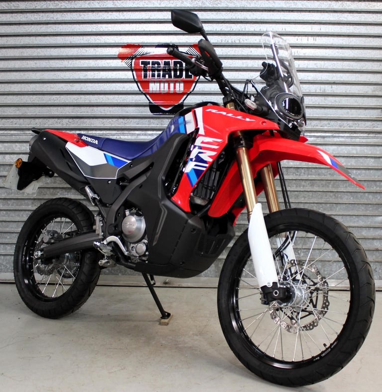 2025 25 HONDA CRF 300 CRF300 RALLY ABS ENDURO RED ONLY 673 MILES RED TRADE SALE