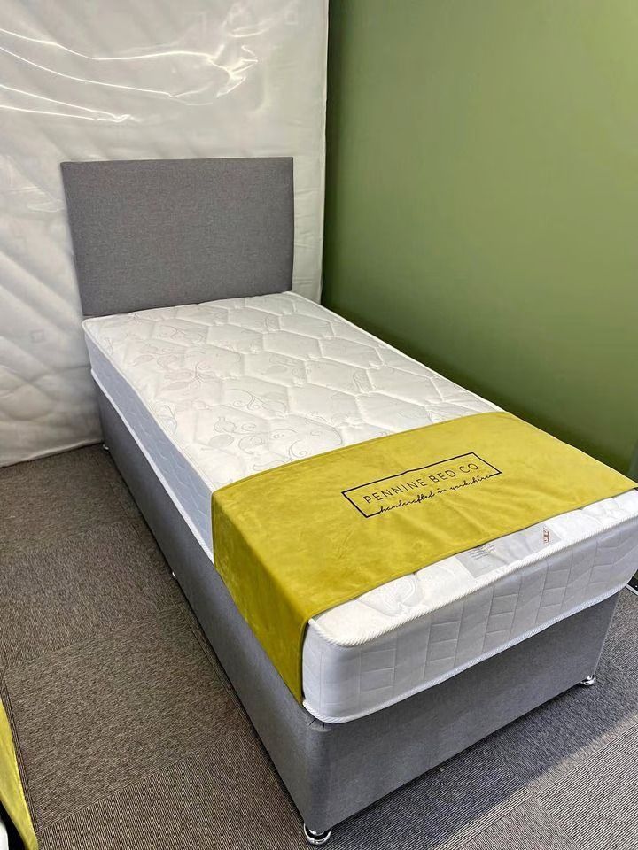 3ft Single DIVAN Bed With Mattress Brand New ~~~~ CASH ON DELIVERY 