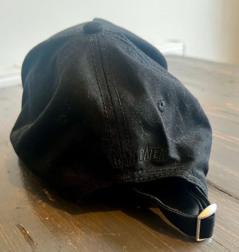 Dsquared2 ICON Black Baseball Cap Embroidered Logo Adjustable Strap Cotton