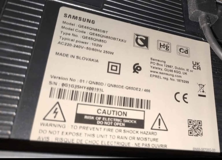 Samsung QE65QN85D TV 