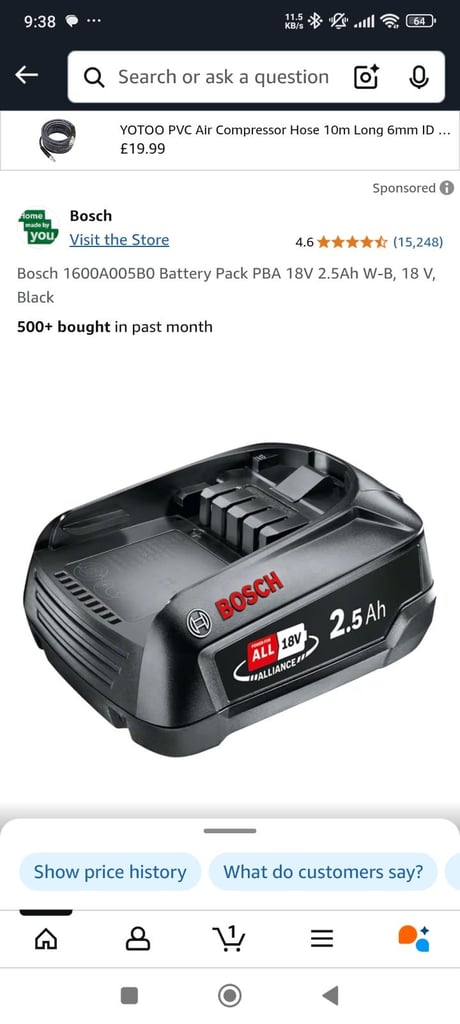 Bosch battery brand new 