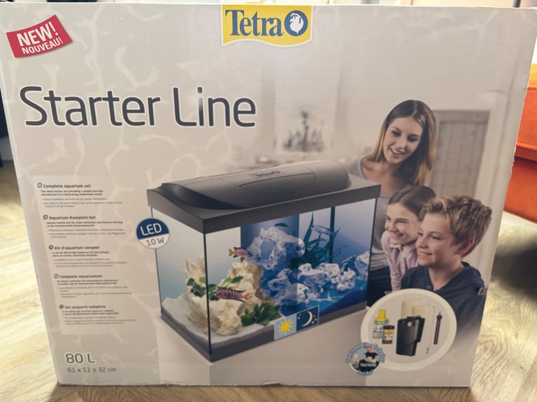 Brand new unused 80L fish tank