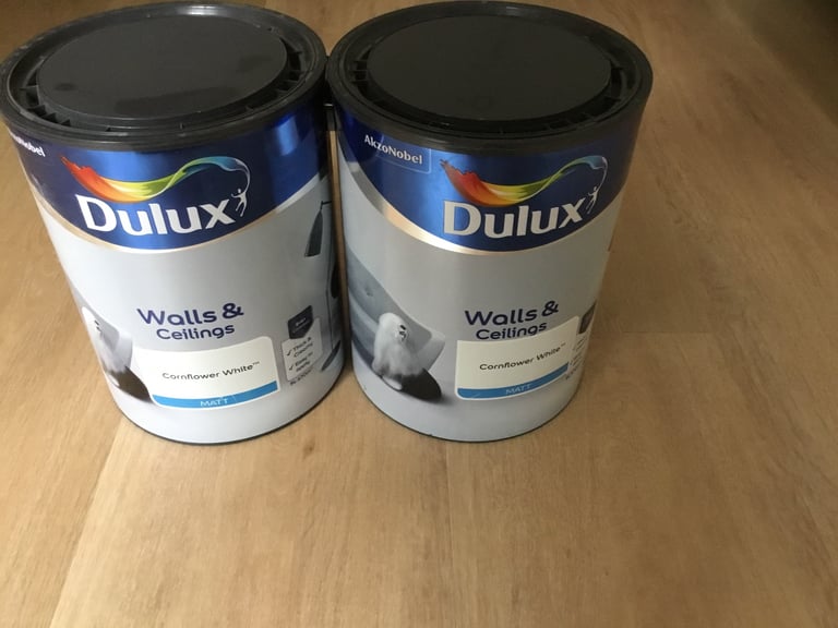 image for Dulux Cornflower White Matt 5ltr x2