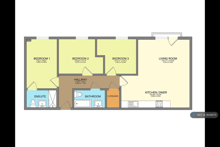 3 bedroom flat in The Riverside, Salford, M5 (3 bed) (#2649475)
