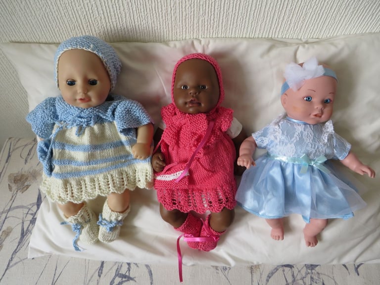 8 x  baby dolls all soft bodied  £8each
